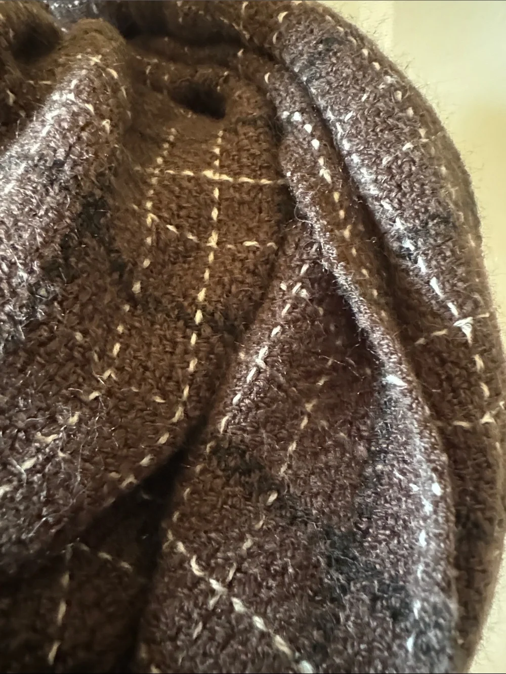 NWT Brown Plaid Infinity Scarf - Women Accessories
